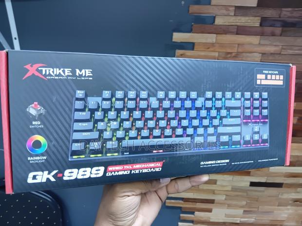 Xtrike Me GK-989A Wired TKL Mechanical Gaming Keyboard. - main view