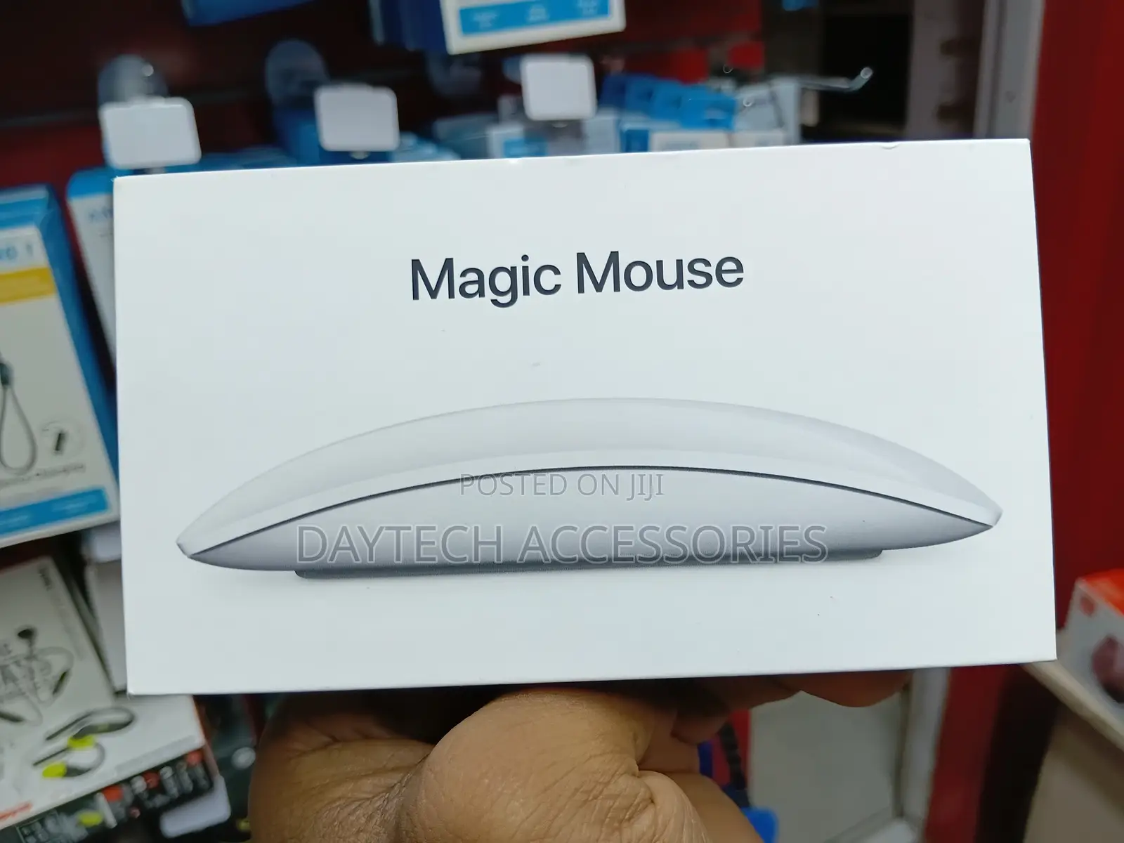 Apple Magic Mouse With USB-C Charging Port and Multi-Touch Surface.