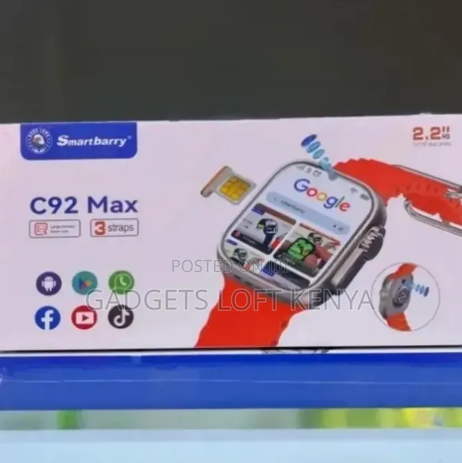 C92 Max Smartwatch With Simcard Slot