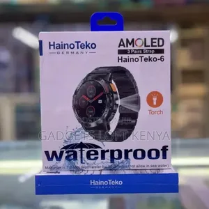 Hainoteko 6 Smartwatch for Men With 3 Straps