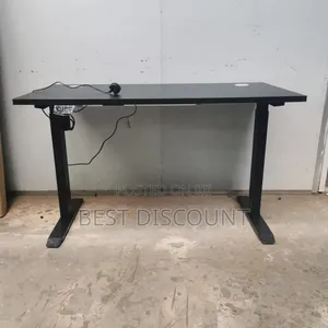 Electric Height-Adjustable Desk 1.2m – Black White