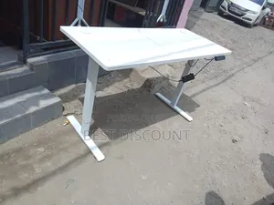 Electric Height-Adjustable Desk 1.2m – Black White