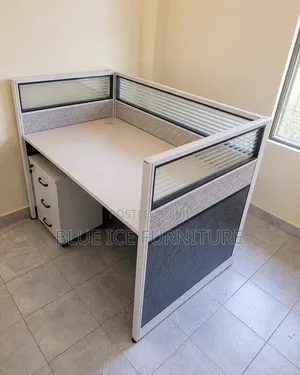 Office Workstation;1Person Office Partition Desk With Storage Cabinet