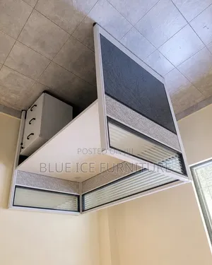 Office Workstation;1Person Office Partition Desk With Storage Cabinet