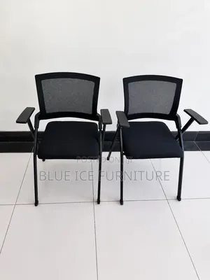 School Chair;Black Mesh Visitor Chair With Armrests for Office Area