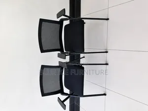 School Chair;Black Mesh Visitor Chair With Armrests for Office Area