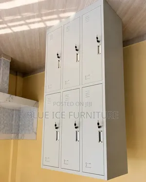 Office Cabinet;Durable 6 Door Steel Locker for , School and Workplace