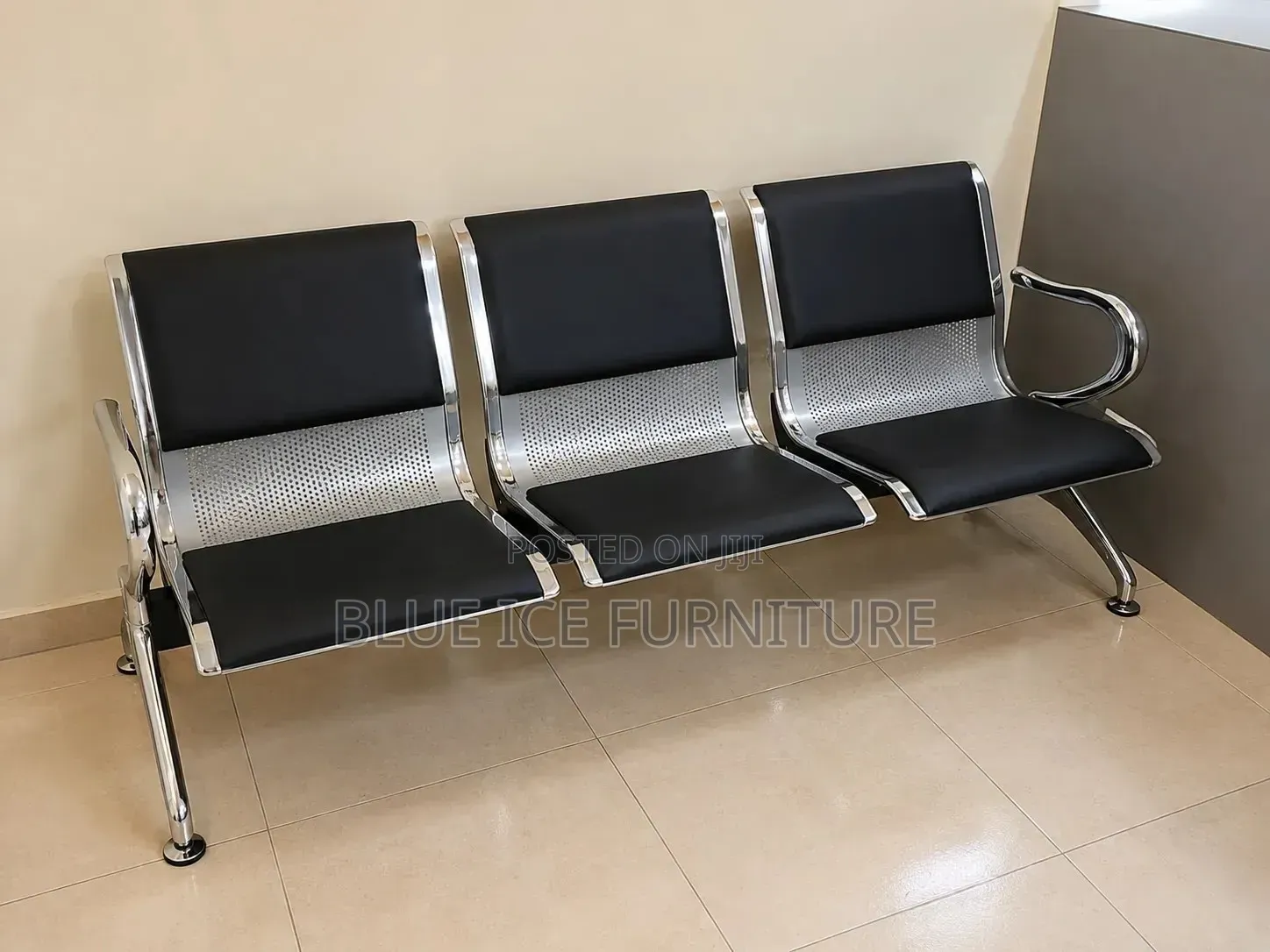 Office Chair;Executive 3 Seater Visitor Chair for Reception Waiting