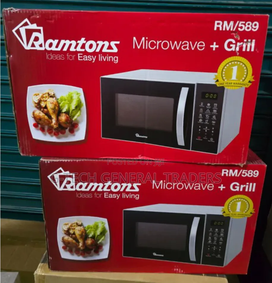 Ramtons 23Litres RM589 Microwave With Grill RM589 (SILVER)