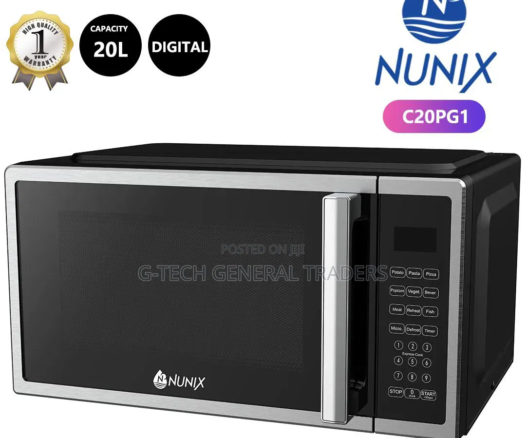New Model 20 Litres Energy Saver Nunix Digital Microwave With Grill