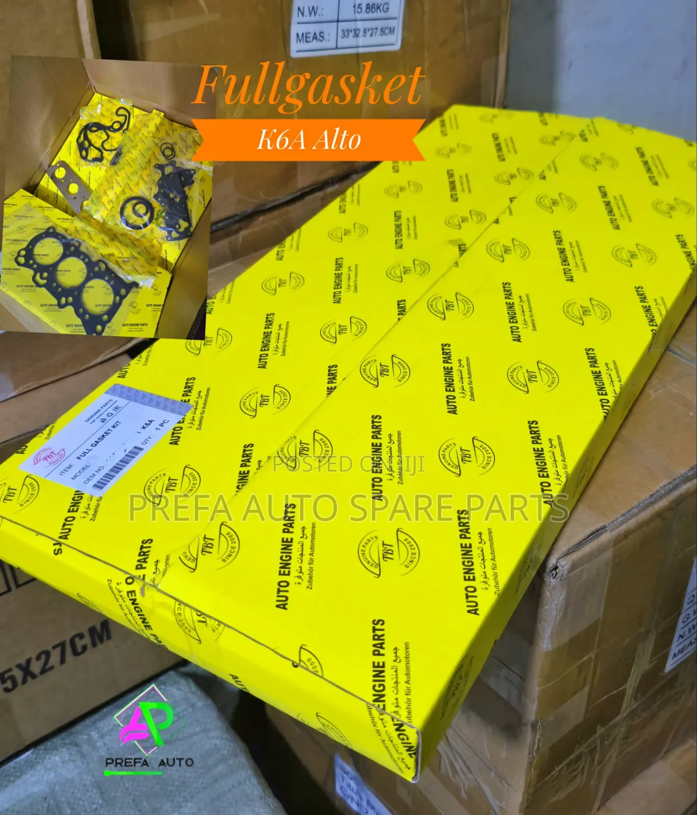 Head Gasket Kit K6a Suzuki Alto Overhaul Suzuki