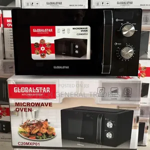 20 Litres Silver Globalstar Manual Microwave With Handles