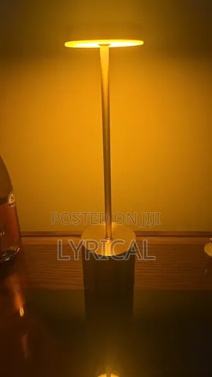 Minimalist LED Rechargeable Touch Desk Lamp With Three Color