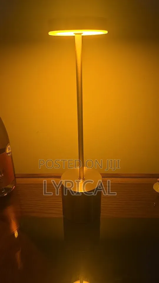Minimalist LED Rechargeable Touch Desk Lamp With Three Color