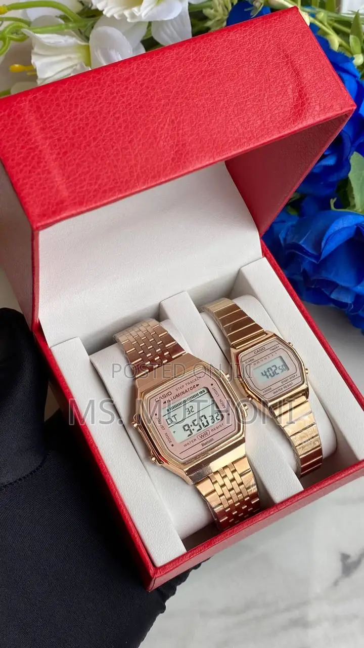His Hers Casio Digital Matching Watch Sets