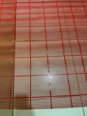 A Smart Choice for Entrances, Walkways and Wet Areas Red Spaghetti Mat