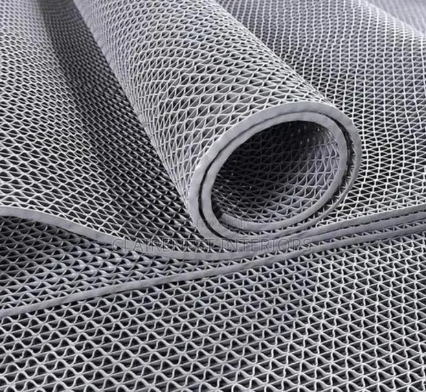 Protect Your Floors While Creating a Safer Walking Surface Grey PVC - main view