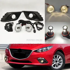 Mazda 3/Axela, Foglights Set With Chrome Finish