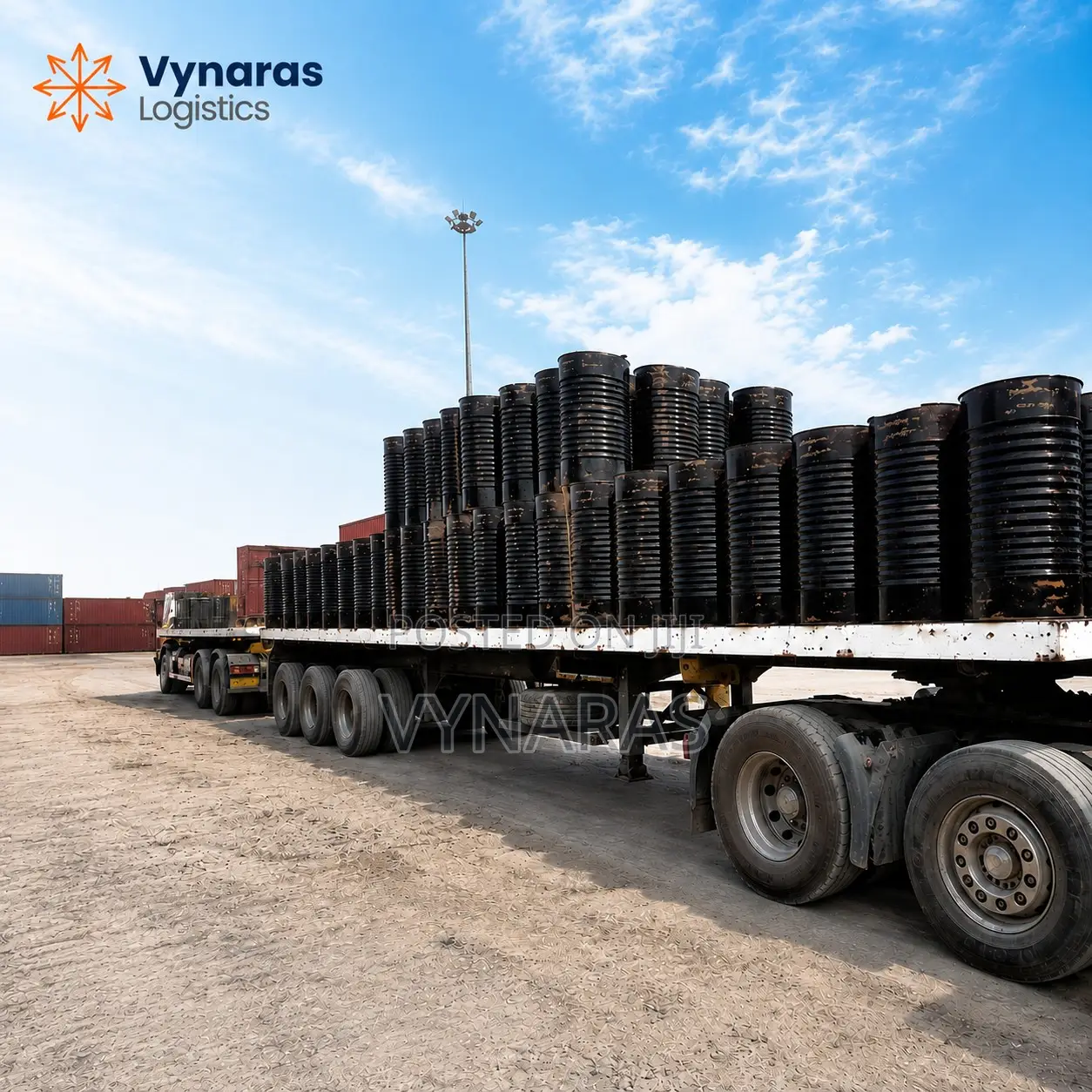 Steel Industrial Cargo Transport | Mombasa | Vynaras Logistics