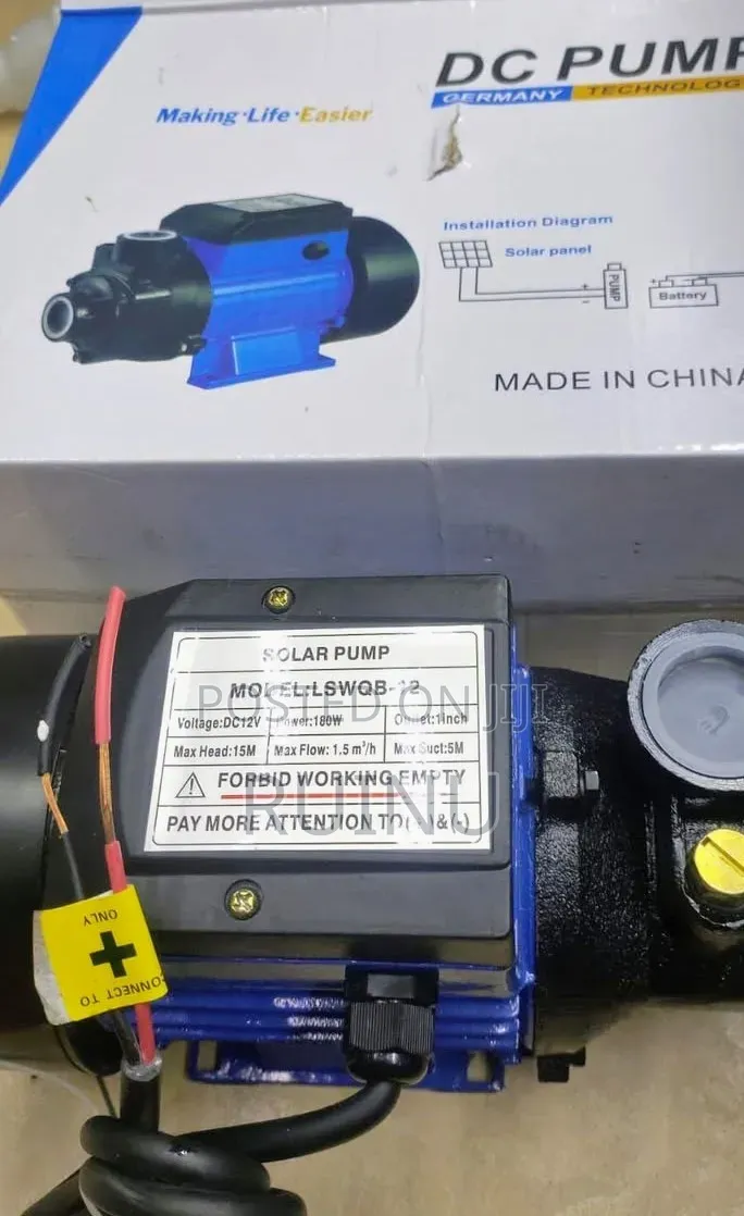 Solar-Powered Water Booster Pump 12v