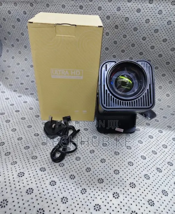 Portable Ultra HD LED Projector for Movies, Gaming Presentations