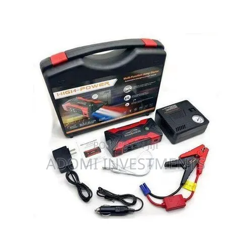 Multi-Function Automobile Emergency Jump Starter and Power Supply Kit.
