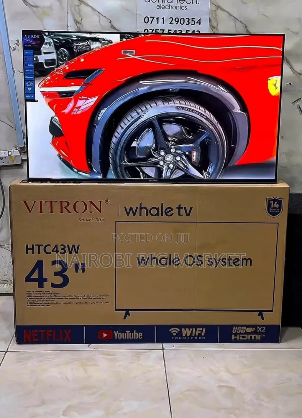 Vitron Whale 43 Inch Full Hd With Dolby Audio Speaker