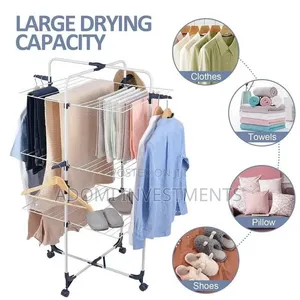 3-Tier Rotating Clothes Drying Rack