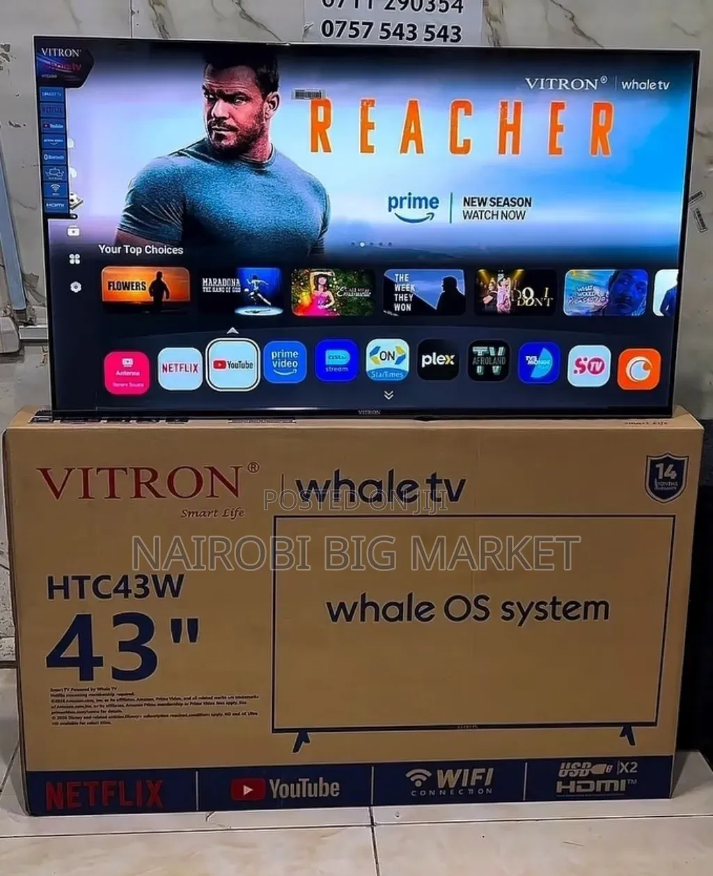 Playstore Vitron Whale 43 Inch Full Hd