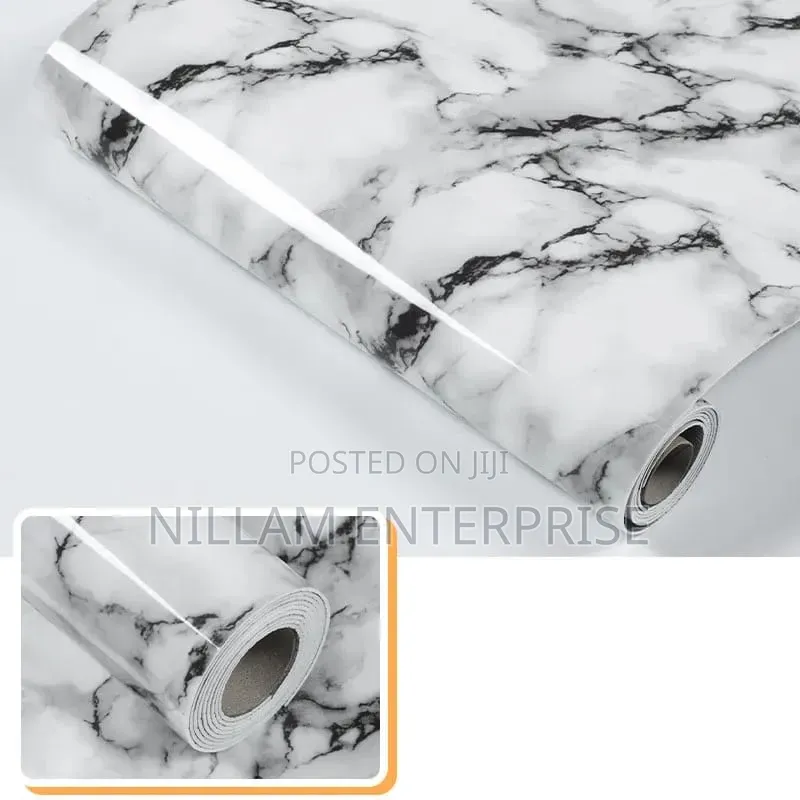 Marble Self Adhesive Waterproof Foil/ Wallpaper: