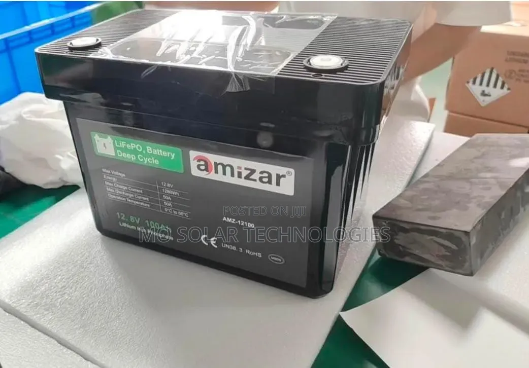 12v 100ah Amizar Lifepo4 Lithium Battery