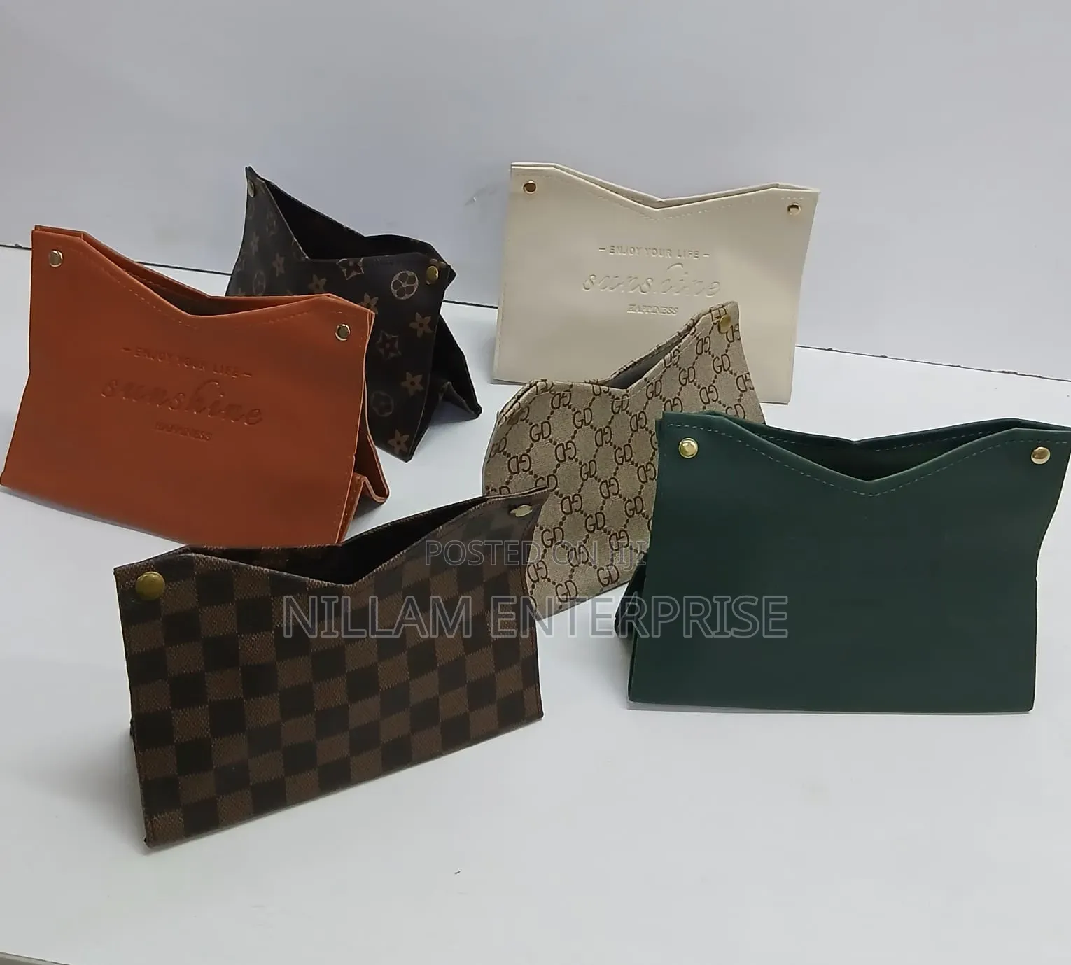 Leather Tissue-Box /Serviette Holder