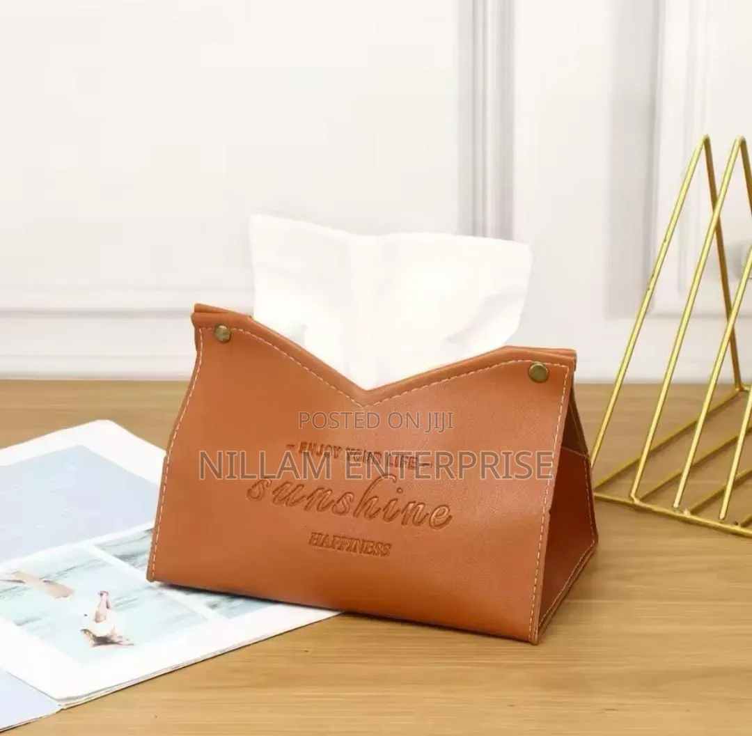 Leather Tissue-Box /Serviette Holder