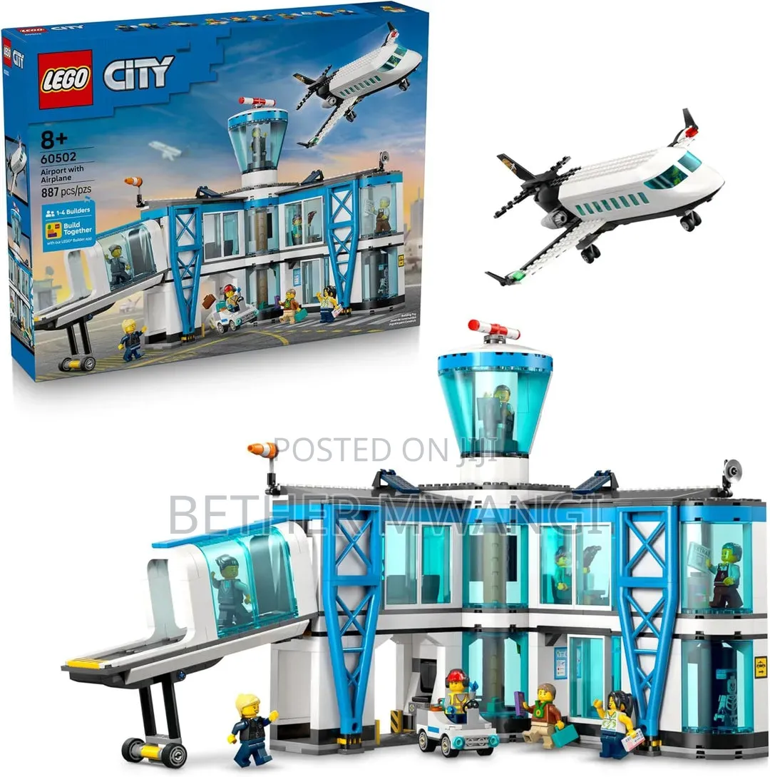 City Airport With Airplane