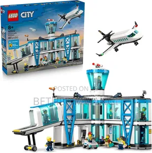 City Airport With Airplane