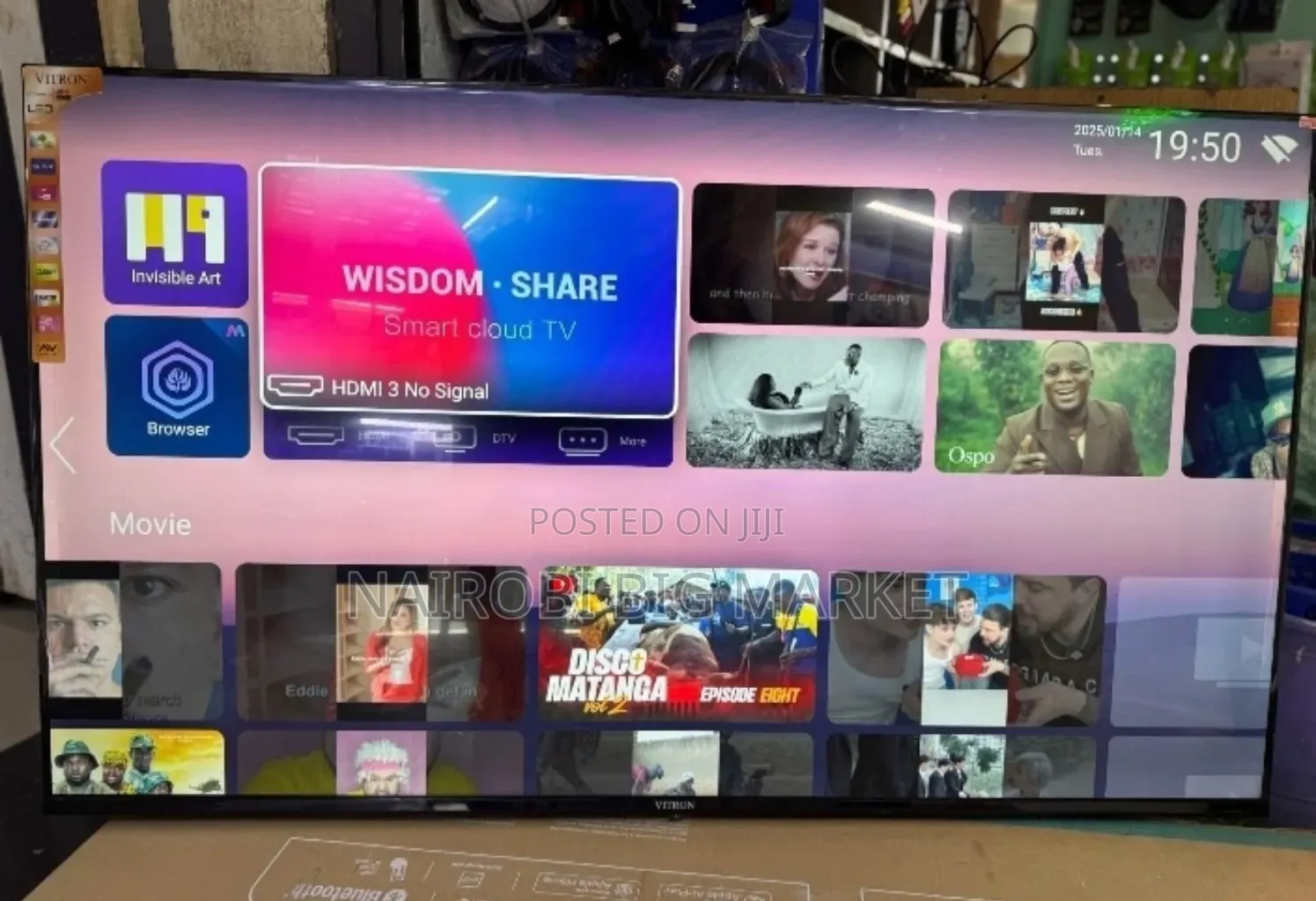 Playstore 50 Inches Qled Vitron Television