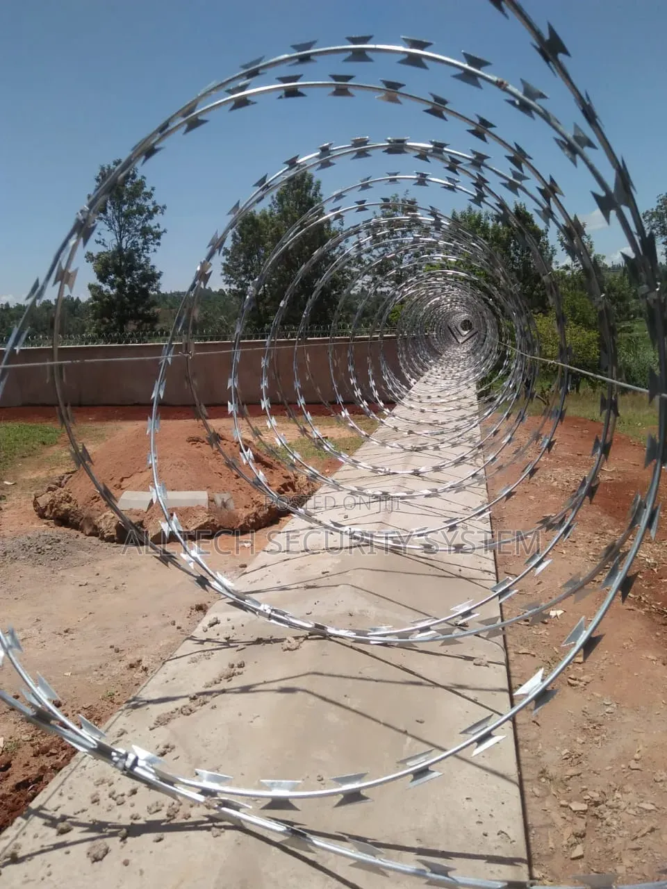 10meters Double Galvanized Silver Razors Wire