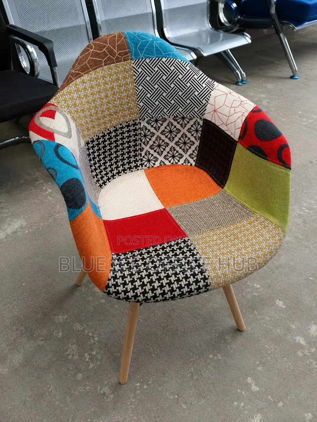 Eames Chair;Modern Fabric Accent Chair for Living Room Office Kenya
