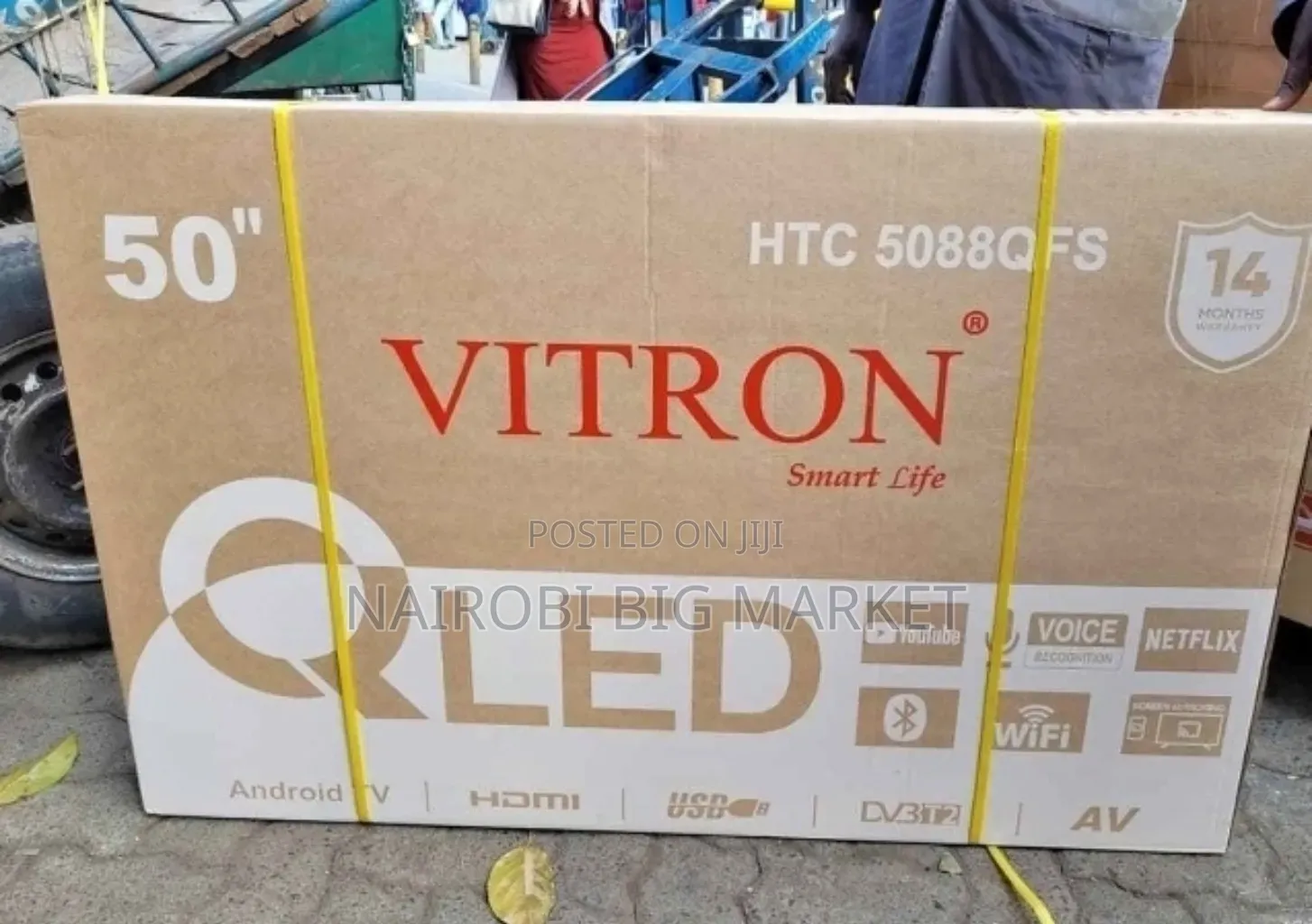 50 Inch Qled Vitron Television 8 GB Internal Space Storage
