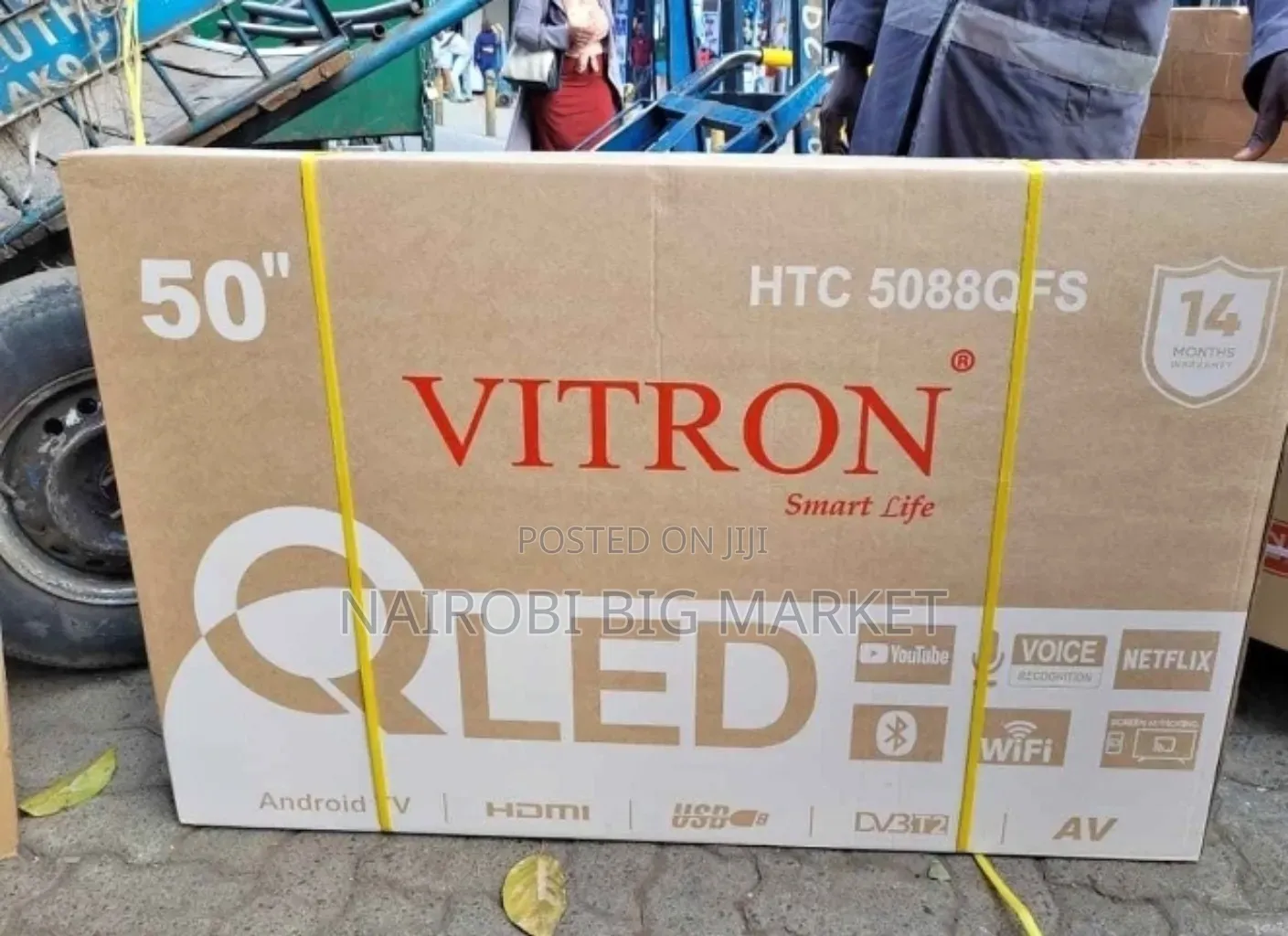 50 Inch Qled Vitron Television 8 GB Internal Space Storage