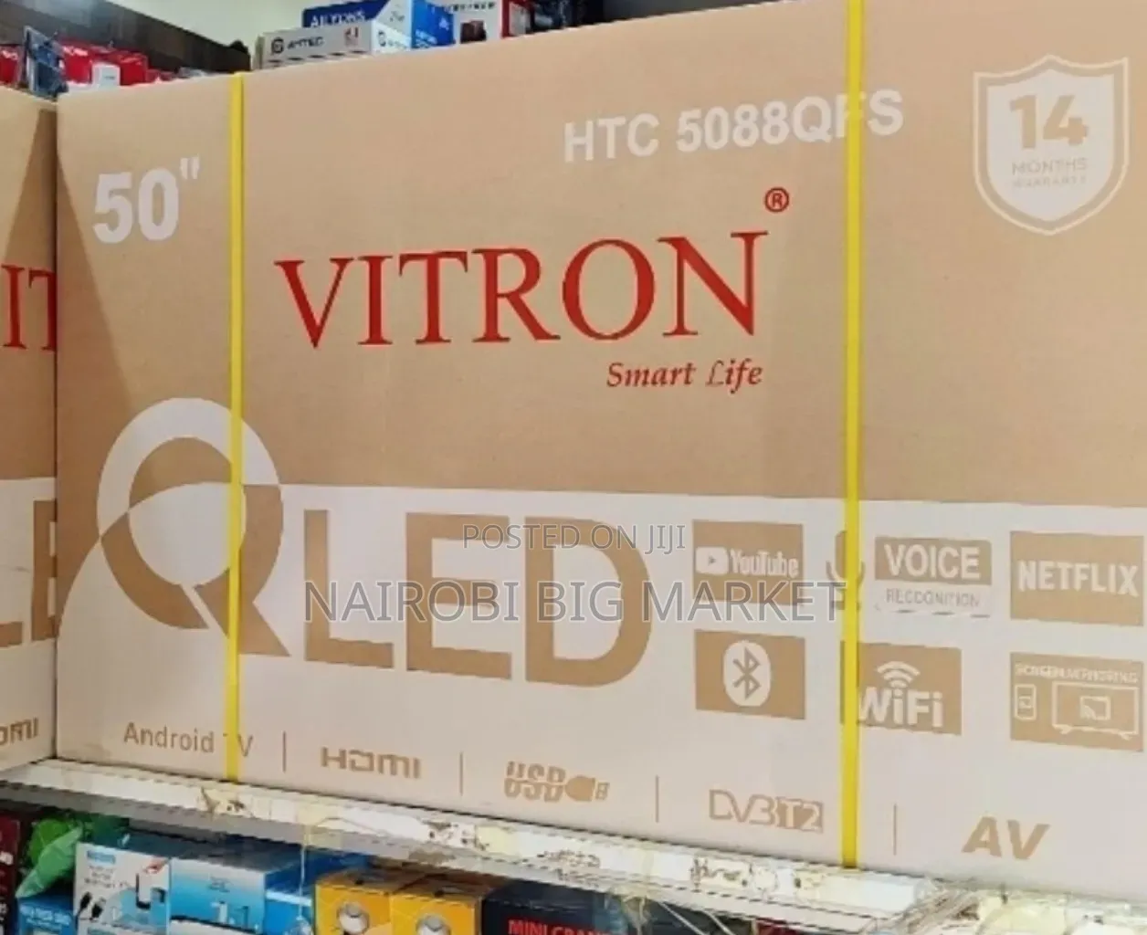 50 Inch Qled Vitron Television With Voice Recognition
