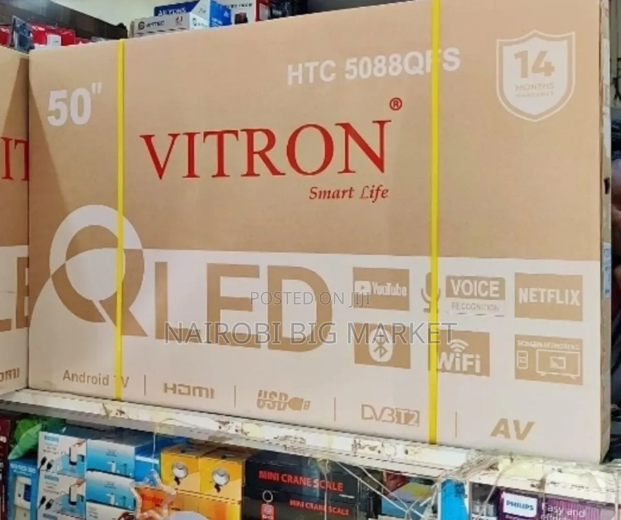 50 Inch Qled Vitron Television With Voice Recognition