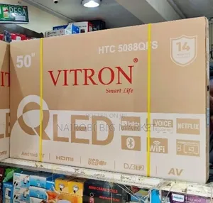 50 Inch Qled Vitron Television With Voice Enabled Remote Control
