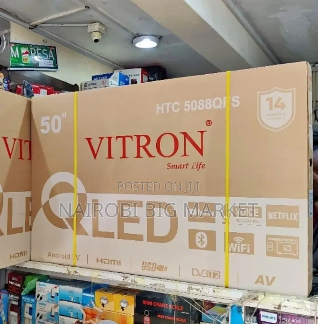 50 Inch Qled Vitron Television With Voice Enabled Remote Control