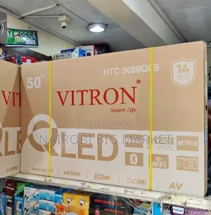 50 Inch Qled Vitron Television With Voice Enabled Remote Control