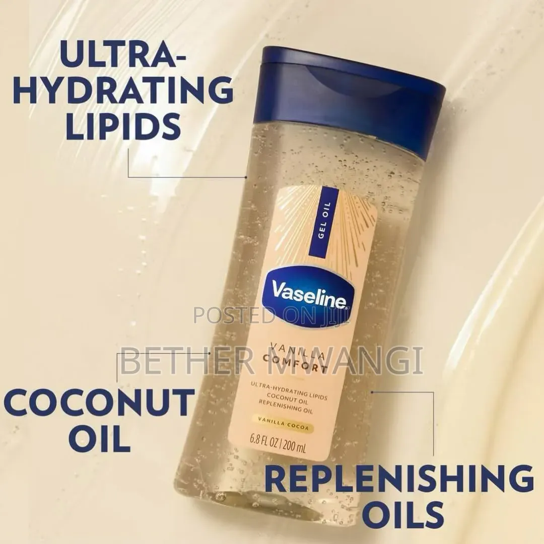 Vaseline Comfort Moisturizing Gel Body Oil Vanilla