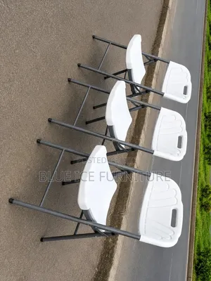 Folding Chair;Heavy Duty White Plastic Folding – Portable Event Chair.