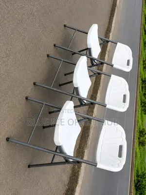 Folding Chair;Heavy Duty White Plastic Folding – Portable Event Chair.