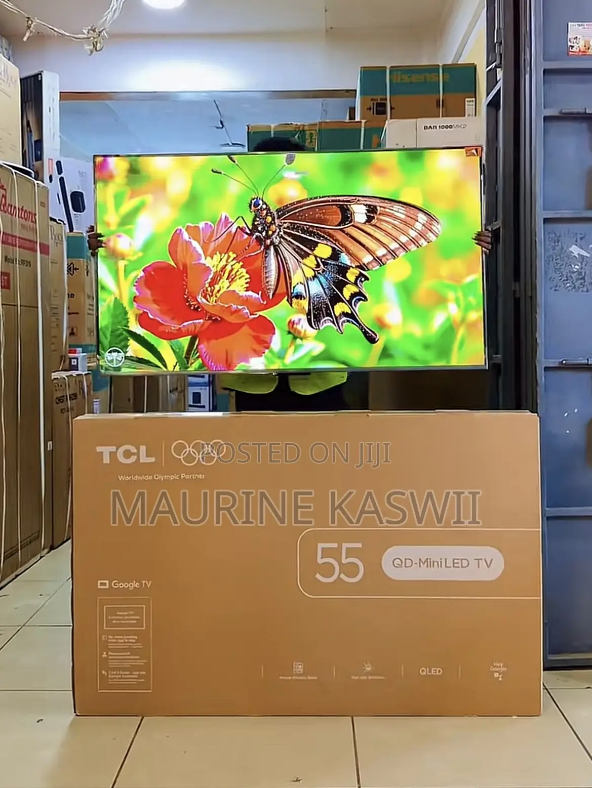 TCL 55” Inch Qd- Miniled Google 55c6k