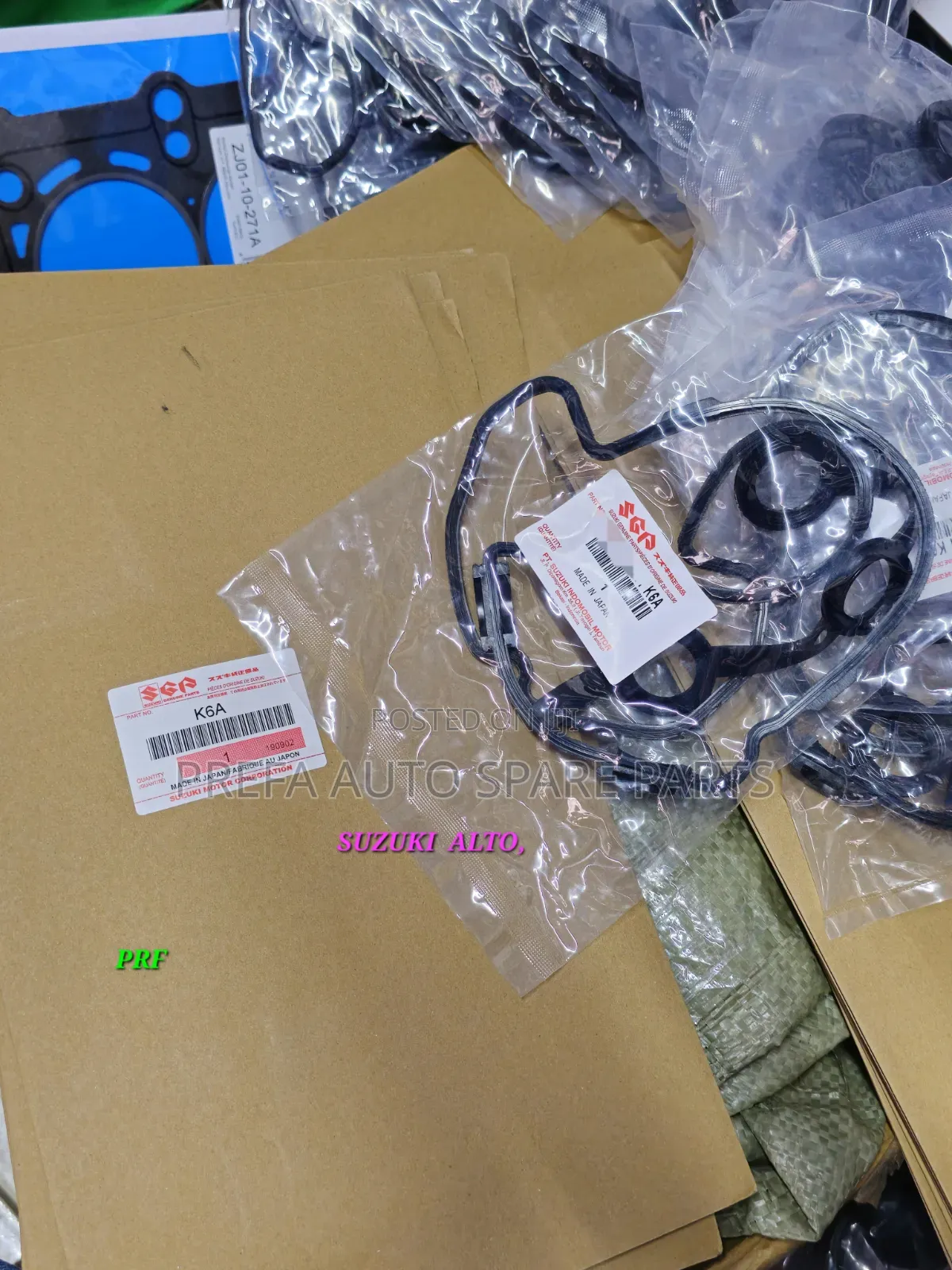 Top Cover Gaskets Suzuki Alto K6a K8a